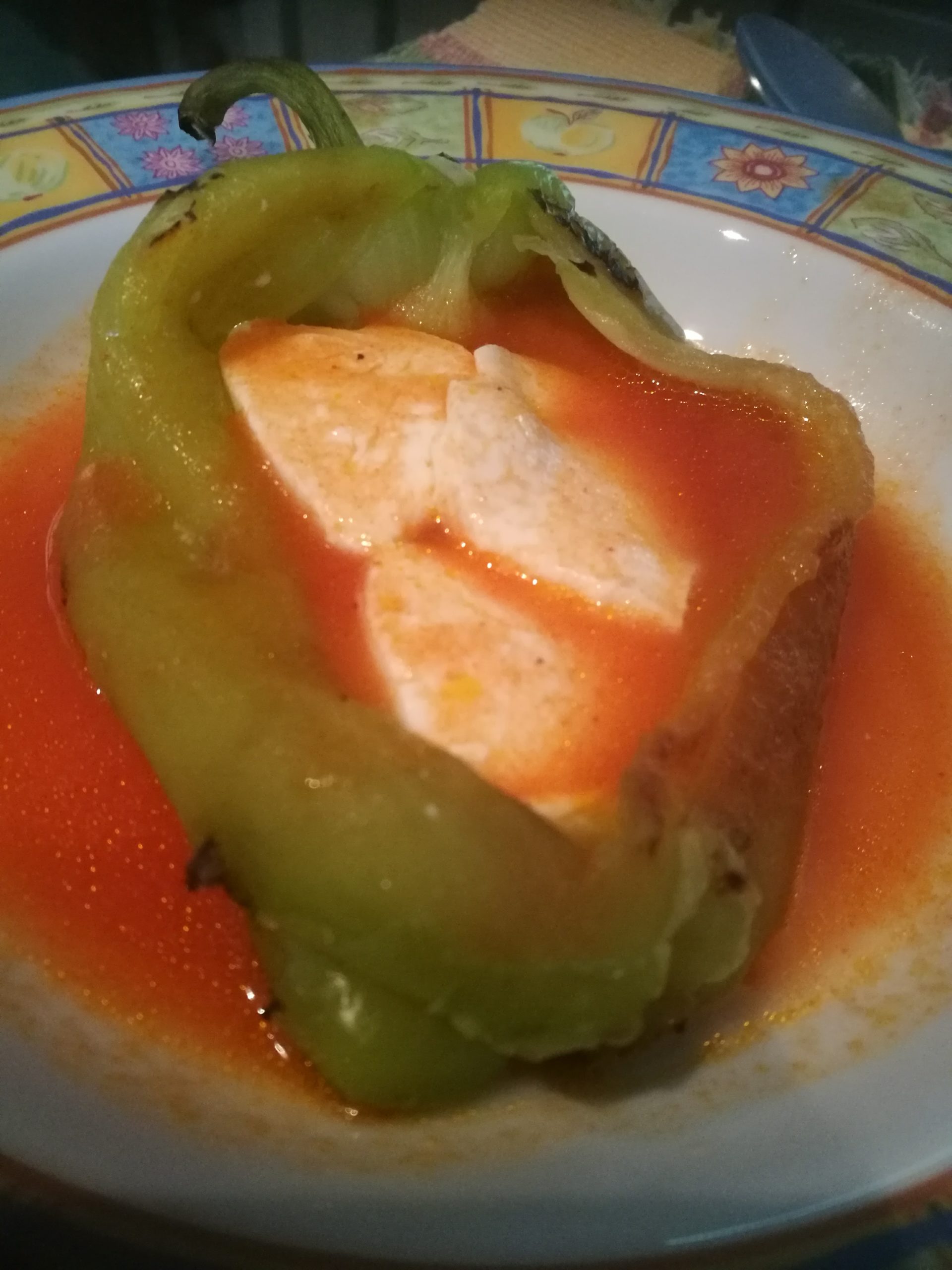 Anaheim Peppers Stuffed with Mozzarella Cheese