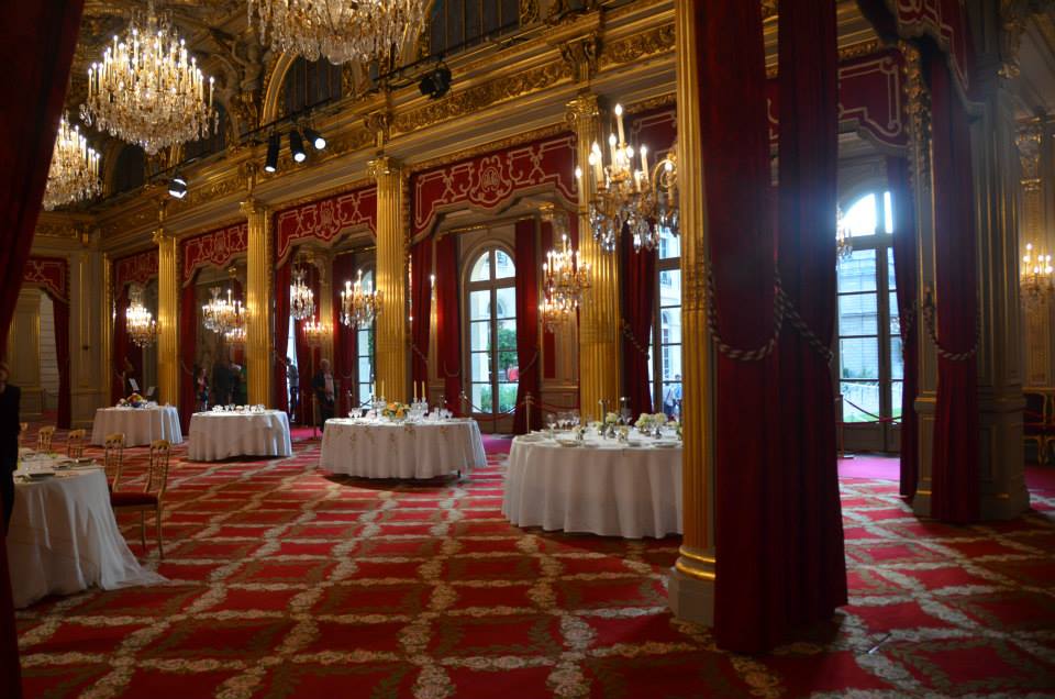 Sala de fiestas en el Palais de l'Elysée