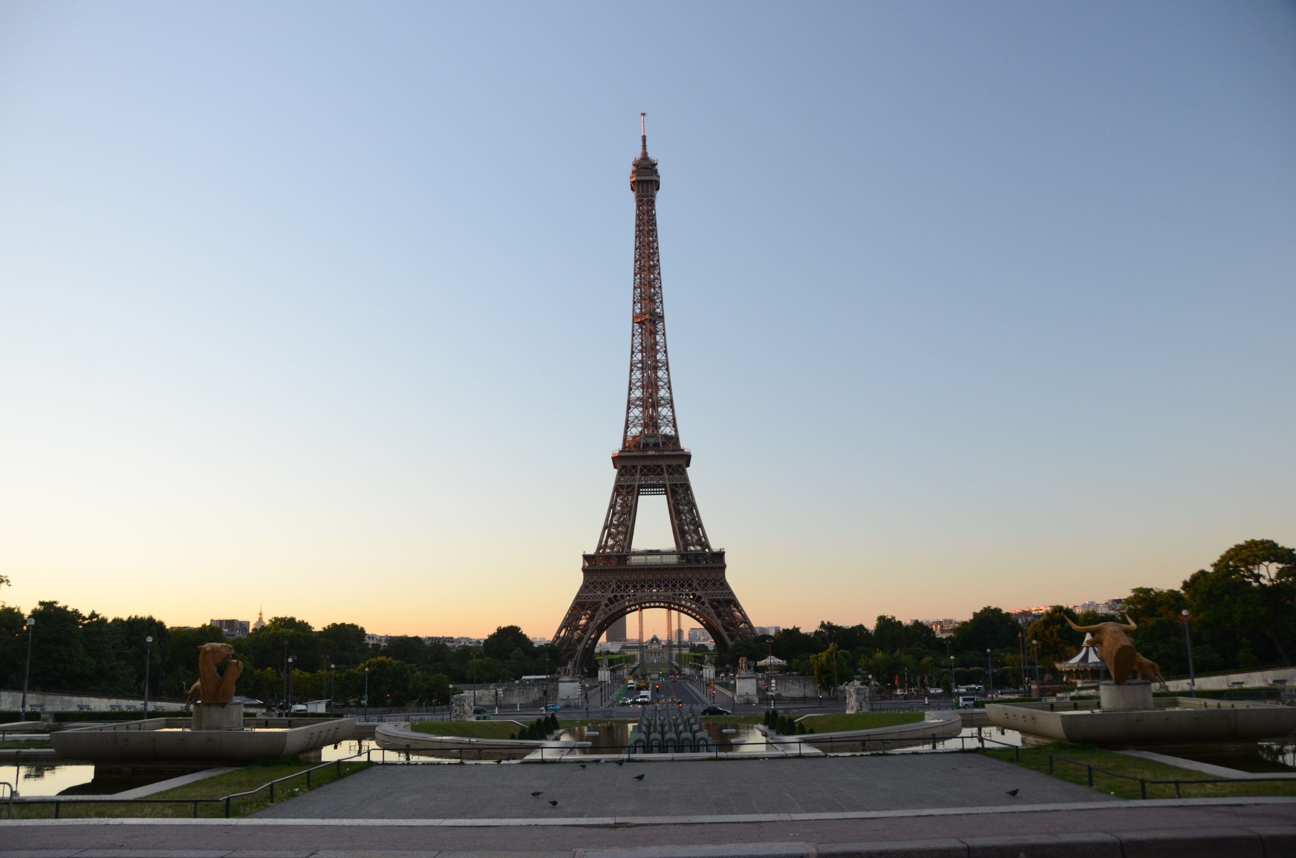 Eiffel Tower seen from Trocadéro