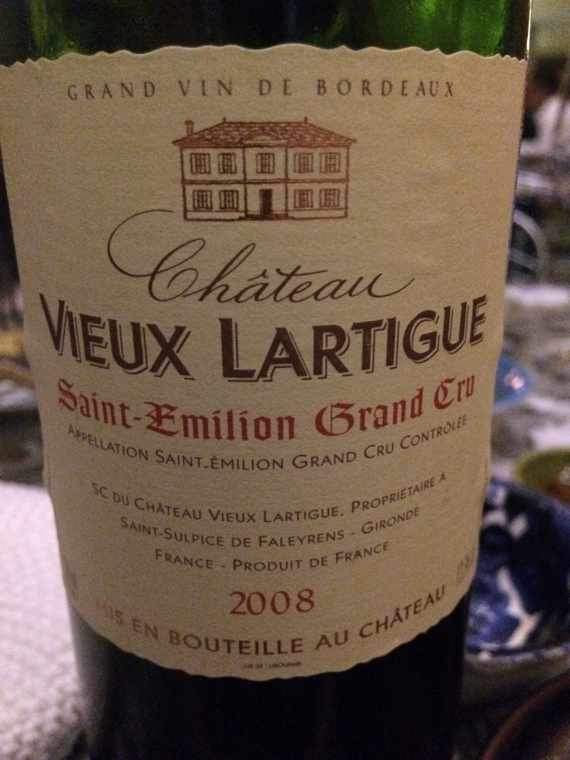 Chateau Vieux Lartigue Bottle