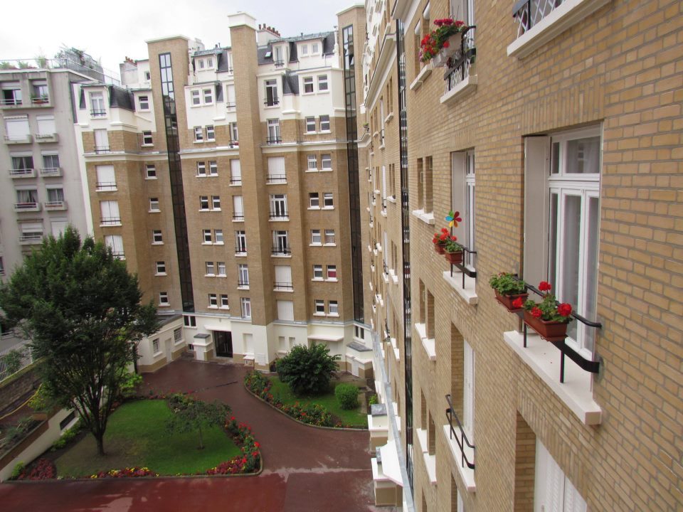 Central Patio in Parisian Apartment Complex